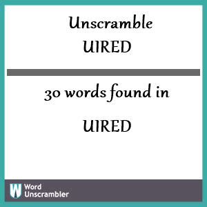 Unscrambled FILFAP letters to Make 30 words .